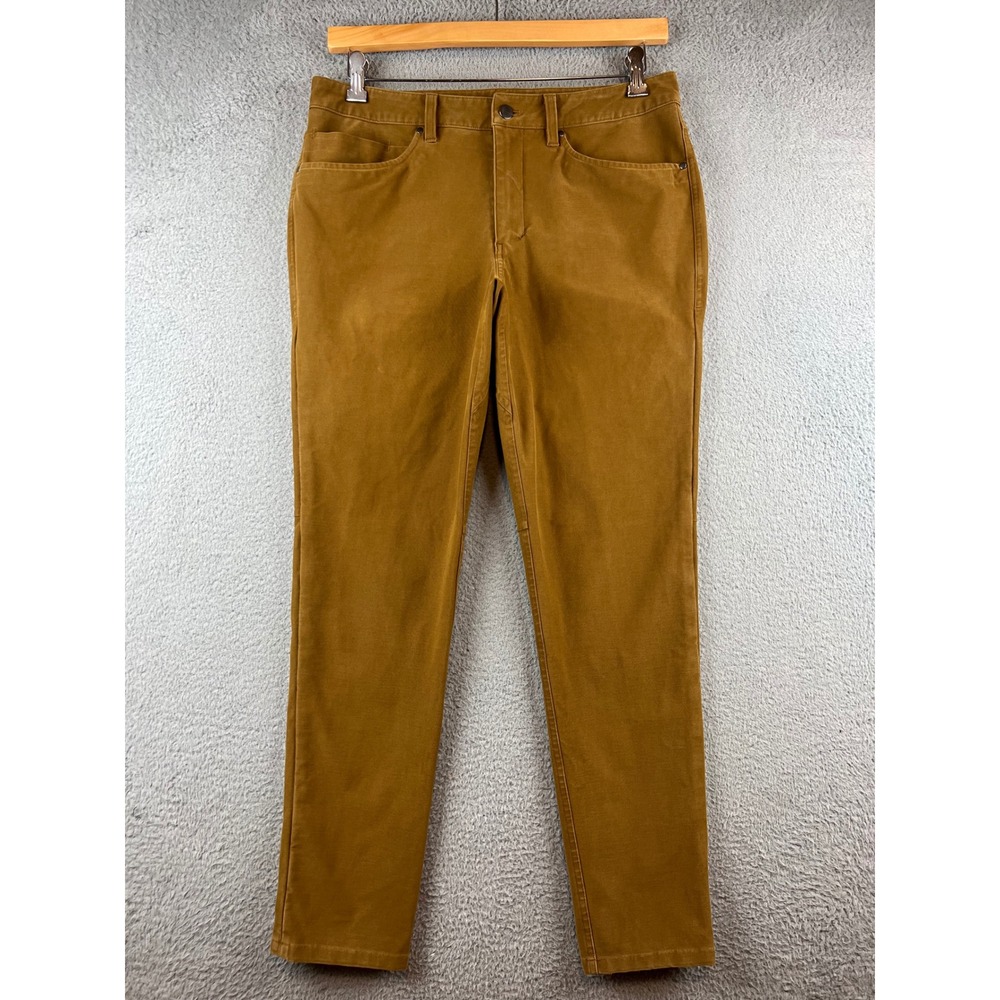Lululemon ABC Pant Slim 32 Copper Brown Canvas Five Pocket Trousers